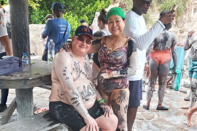 All Inclusive Tour Sulfur Mud Bath, waterfall,Beach & lunch break - A fast way to see St. Lucia’s west coast in 3–5 hours