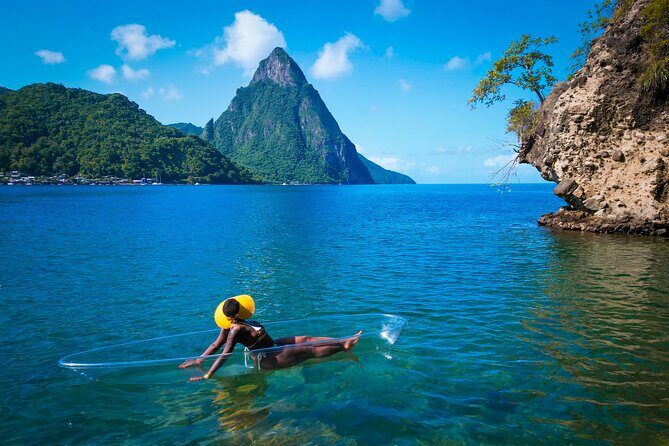Clear Kayak Drone Photoshoot in St. Lucia - What happens during your 40 minutes on the water
