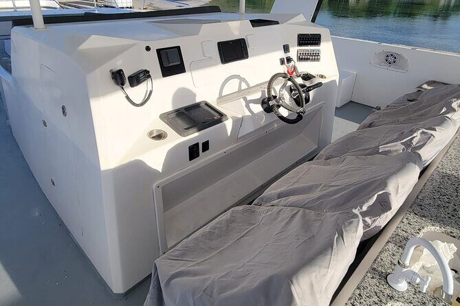 Half Day Private Power Cat Charter - Pitons Views and Water Time: Snorkeling, Swims, and Wildlife Spotted