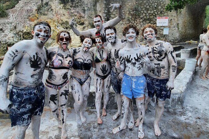 Mud bath and Waterfall with Snorkeling at Sugar beach - Start at Sulphur Springs: the hot mud bath experience