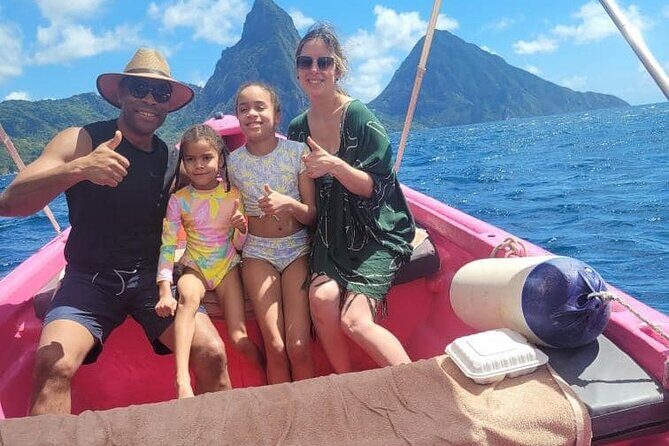 Private Boat Tour:St.Lucia private charter - Tunnel of Love + Marigot Bay Views: The Movie-Scene Stop