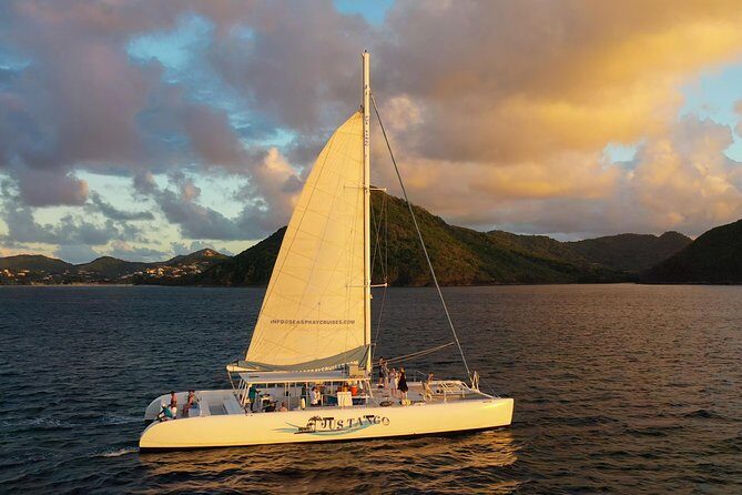 Private Catamaran Sunset Cruise from St Lucia for Up to 15 Guests - Key highlights to know before you go