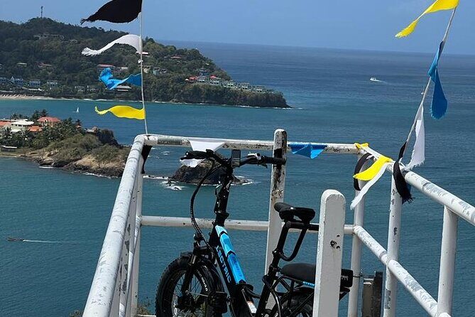 Private E-bike Tour in St. Lucia Northern - Gros Islet: Colonial Buildings and Historic Church Streets