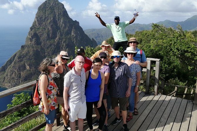 Private Soufriere Experience Tour - Soufriere Bay Piton views plus Diamond Falls Botanical Gardens