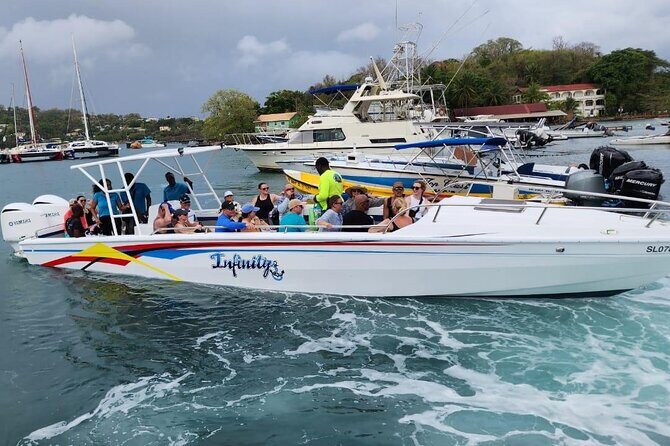 Soufriere Boat Tour Experience - Toraille Waterfall: a quick swim in crystal-clear water