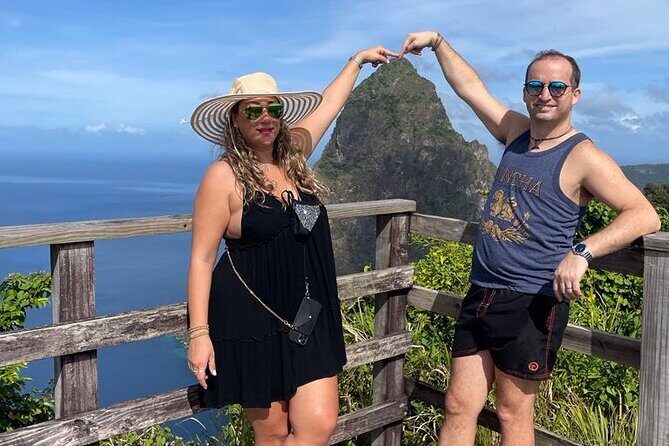 Soufriere vibes Tour ( pick up Rodney bay,St.Lucia) - Tet Paul Nature Trail: Pitons views with a real walking payoff